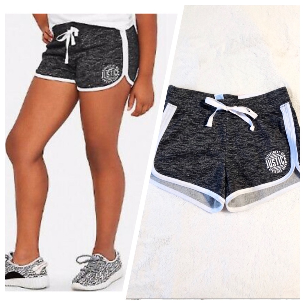 đGirlâs JUSTICE Dolphin Active Shorts Size 6/7